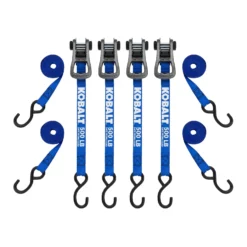 Kobalt Tie Downs 4-Pack x Tie Down Tie Down (500-lb Work Capacity) 8 Kobalt Tie Downs 4-Pack x Tie Down Tie Down (500-lb Work Capacity) -Daily Home Tools Hub 40596332 scaled