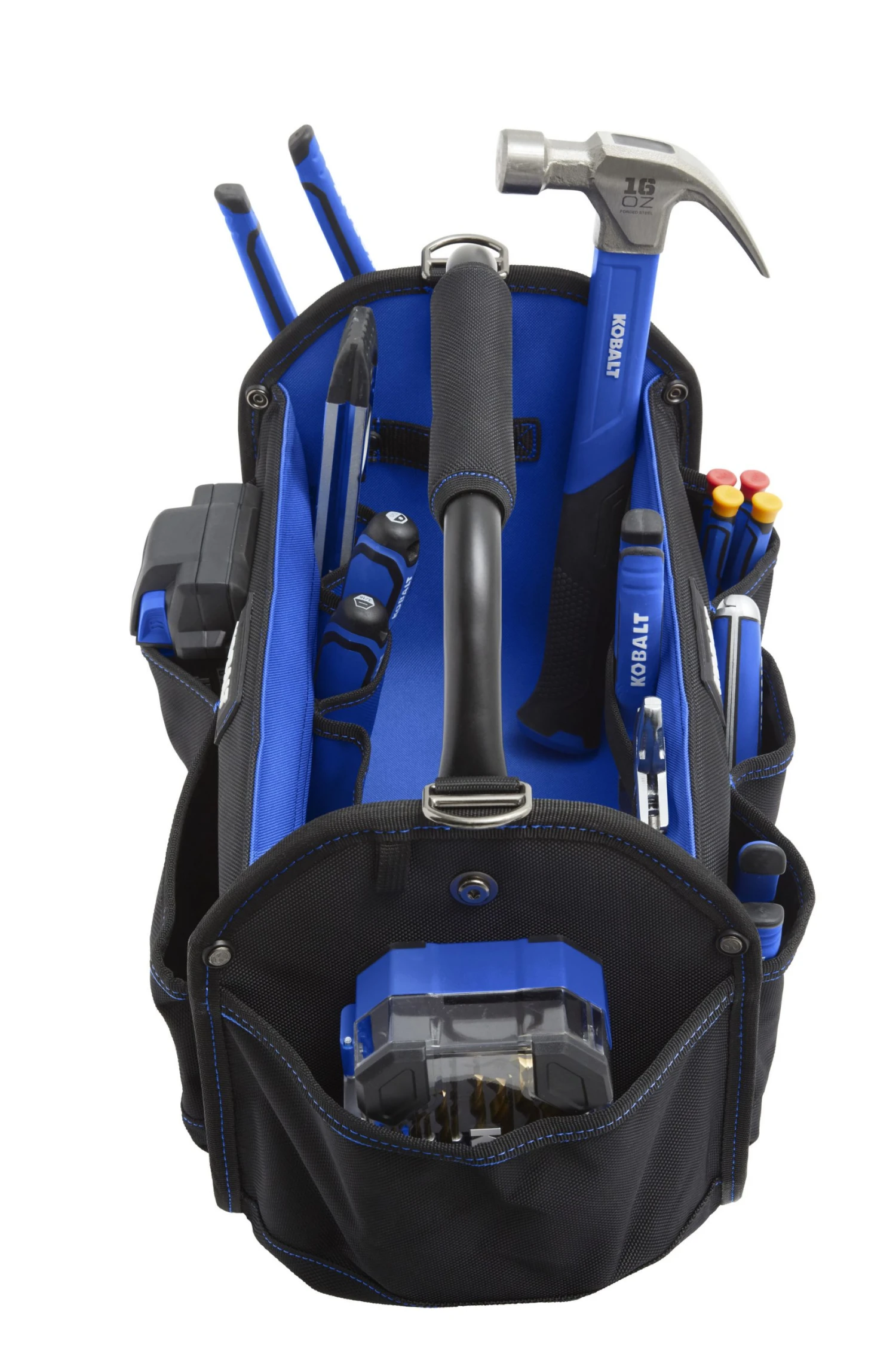 Kobalt Tool Bags Blue Black Polyester 15-in Tool Tote 2 Kobalt Tool Bags Blue Black Polyester 15-in Tool Tote - Image 2