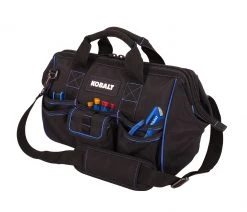 Kobalt Tool Bags Blue Black Polyester 18-in Cargo Bag -Daily Home Tools Hub 40642748