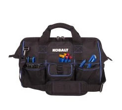 Kobalt Tool Bags Blue Black Polyester 16-in Zippered Cargo Bag 9 Kobalt Tool Bags Blue Black Polyester 16-in Zippered Cargo Bag -Daily Home Tools Hub 40642755