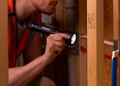 Kobalt Flashlights Virtually Indestructible Waterproof 600-Lumen LED Flashlight (Battery Included) -Daily Home Tools Hub 40778321