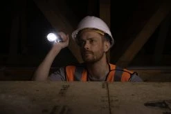 Kobalt Flashlights Virtually Indestructible Waterproof 600-Lumen LED Flashlight (Battery Included) -Daily Home Tools Hub 40778323