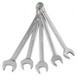 Kobalt Combination Wrenches & Sets 5-Piece Set 12-point Standard (SAE) Standard Combination Wrench Set