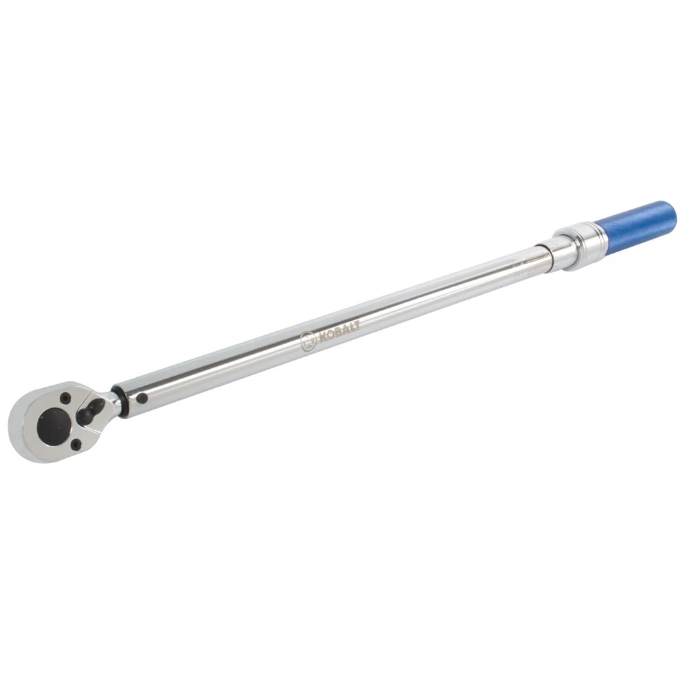 Kobalt Torque Wrenches 1/2-in Drive Click Torque Wrench (50-ft lb to 250-ft lb) 1 Kobalt Torque Wrenches 1/2-in Drive Click Torque Wrench (50-ft lb to 250-ft lb)