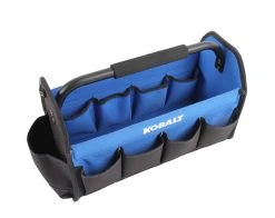 Kobalt Tool Bags Blue, Black Polyester 16-in -Daily Home Tools Hub 40948786