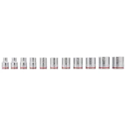 Kobalt Sockets & Socket Sets 11-Piece Standard (SAE) 3/8-in Drive 6-point Set Shallow Socket Set