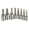 Kobalt Driver Sockets & Sets 8-Piece 1/4-in; 3/8-in Drive Set Tamper-Proof Torx Bit Tamper-Proof Driver Socket Set