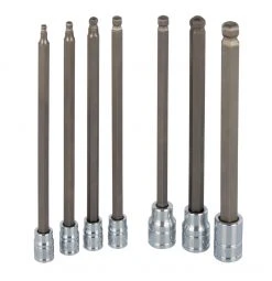 Kobalt Driver Sockets & Sets 7-Piece 1/4-in; 3/8-in Drive Set Hex Bit Standard (SAE) Driver Socket Set