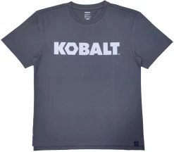 Kobalt Work Shirts Men's Medium Textured Cotton Short sleeve Graphic T-shirt Work Shirt