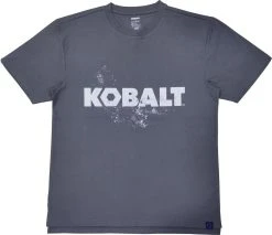 Kobalt Work Shirts Men's Large Textured Cotton Short sleeve Graphic T-shirt Work Shirt