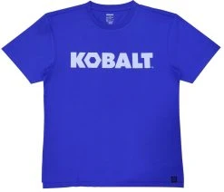 Kobalt Work Shirts Men's XX-Large Textured Cotton Short sleeve Graphic T-shirt Work Shirt