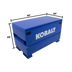 Kobalt Jobsite Boxes 24-in W x 48-in L x 28-in Steel Jobsite Box -Daily Home Tools Hub 41926774