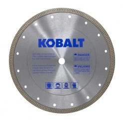 Kobalt Diamond Saw Blades 10-in Turbo Mesh Diamond Blade -Daily Home Tools Hub 42129195
