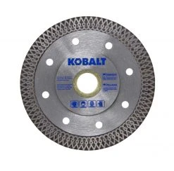 Kobalt Diamond Saw Blades 4-in Turbo Mesh Diamond Tile Saw Blade -Daily Home Tools Hub 42129196
