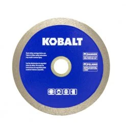 Kobalt Diamond Saw Blades 4-in Glass Tile Diamond Blade -Daily Home Tools Hub 42129197