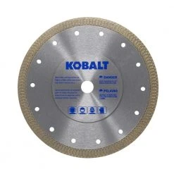 Kobalt Diamond Saw Blades 7-in Turbo Mesh Diamond Tile Saw Blade -Daily Home Tools Hub 42129207