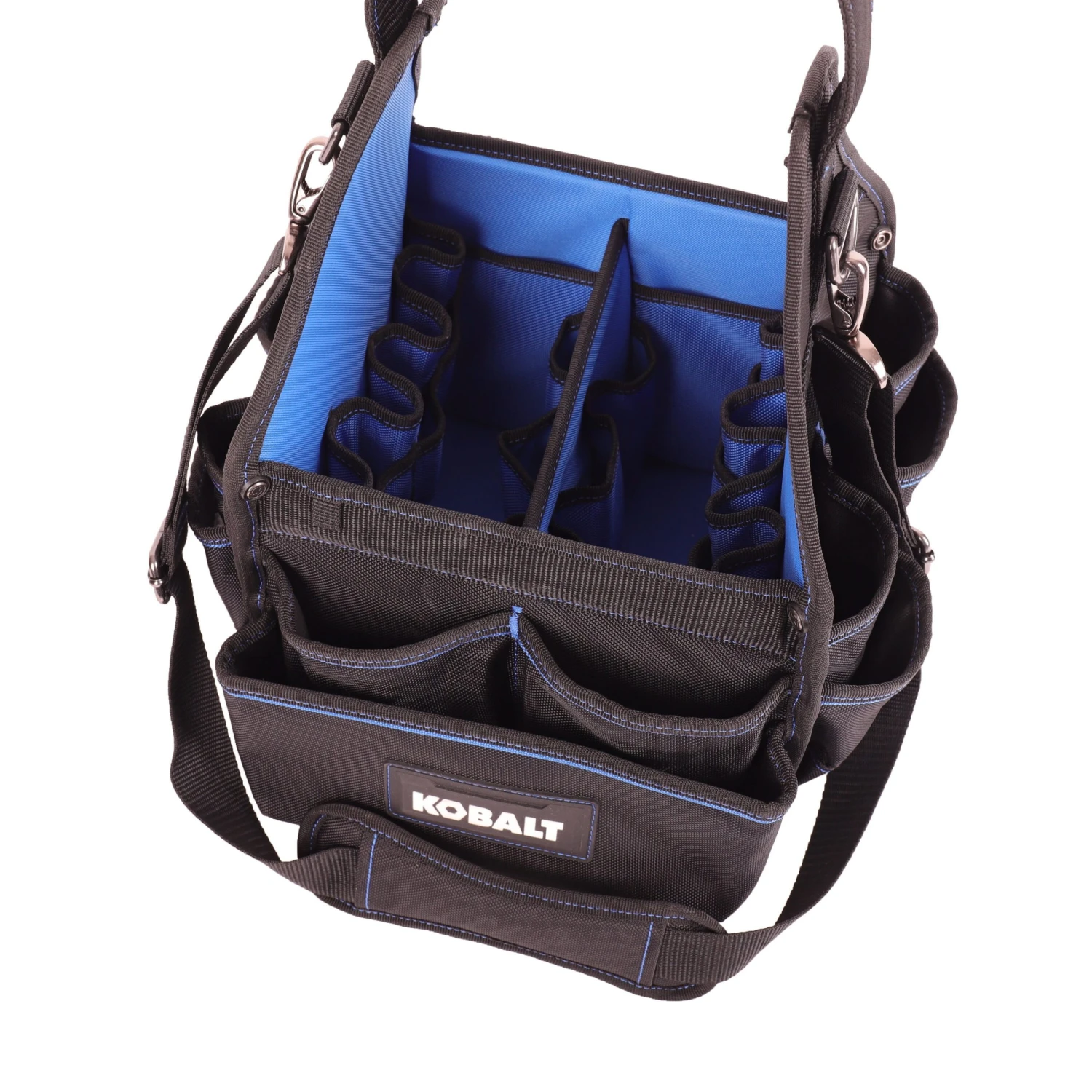 Kobalt Tool Bags Blue Black Polyester 10-in Electrician's Tote 7 Kobalt Tool Bags Blue Black Polyester 10-in Electrician's Tote - Image 7