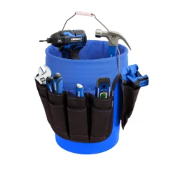 Kobalt Tool Bags Blue Black Polyester 12-in 5-Gallon Bucket Organizer -Daily Home Tools Hub 42144070 scaled
