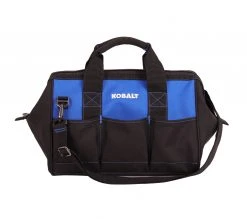 Kobalt Tool Bags Blue Black Polyester 15-in Tool Bag -Daily Home Tools Hub 42144130