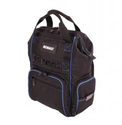 Kobalt Tool Bags Blue Black Polyester 11.5-in Backpack -Daily Home Tools Hub 42144515