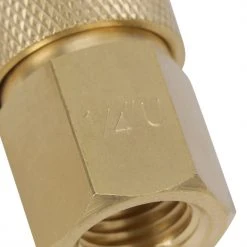 Kobalt Air Compressor Fittings Brass Coupler (F) 1/4-in Universal -Daily Home Tools Hub 42208148