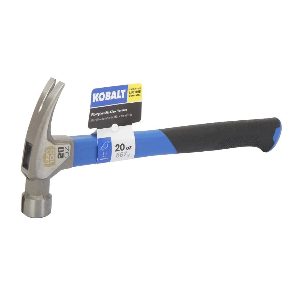 Kobalt Hammers 100-year anniversary 20-oz Smooth Face Steel Head Fiberglass Claw Hammer 6 Kobalt Hammers 100-year anniversary 20-oz Smooth Face Steel Head Fiberglass Claw Hammer - Image 6