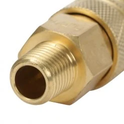 Kobalt Air Compressor Fittings Brass NPT Coupler (M) 1/4-in Universal 9 Kobalt Air Compressor Fittings Brass NPT Coupler (M) 1/4-in Universal -Daily Home Tools Hub 42260951