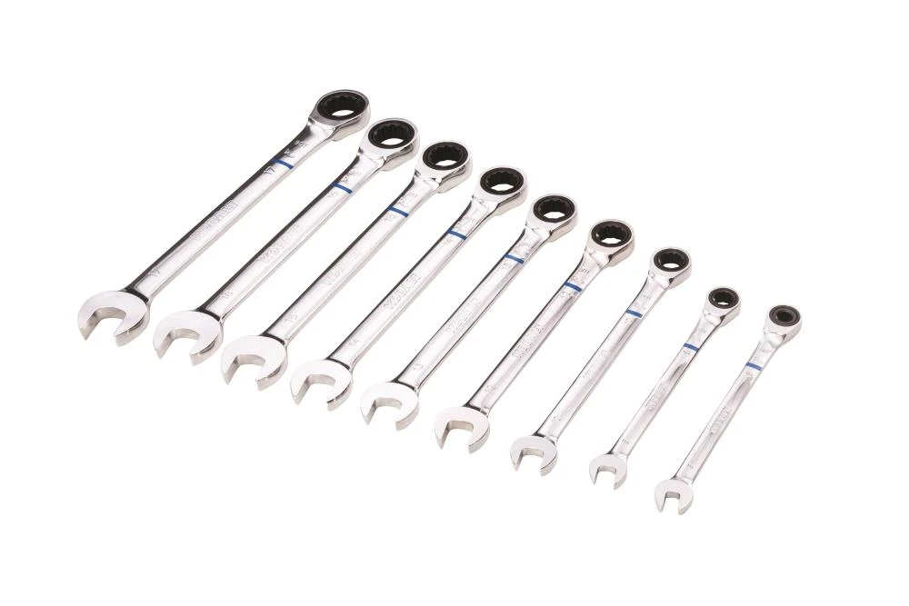Kobalt Ratchet Wrenches & Sets In Tray with Removable Rails 20-Piece Set 12-Point Standard (SAE) and Metric Combination Ratchet Wrench Set 2 Kobalt Ratchet Wrenches & Sets In Tray with Removable Rails 20-Piece Set 12-Point Standard (SAE) and Metric Combination Ratchet Wrench Set - Image 2