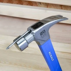 Kobalt Hammers 20-oz Smooth Face Steel Head Fiberglass Claw Hammer 16 Kobalt Hammers 20-oz Smooth Face Steel Head Fiberglass Claw Hammer -Daily Home Tools Hub 42367954