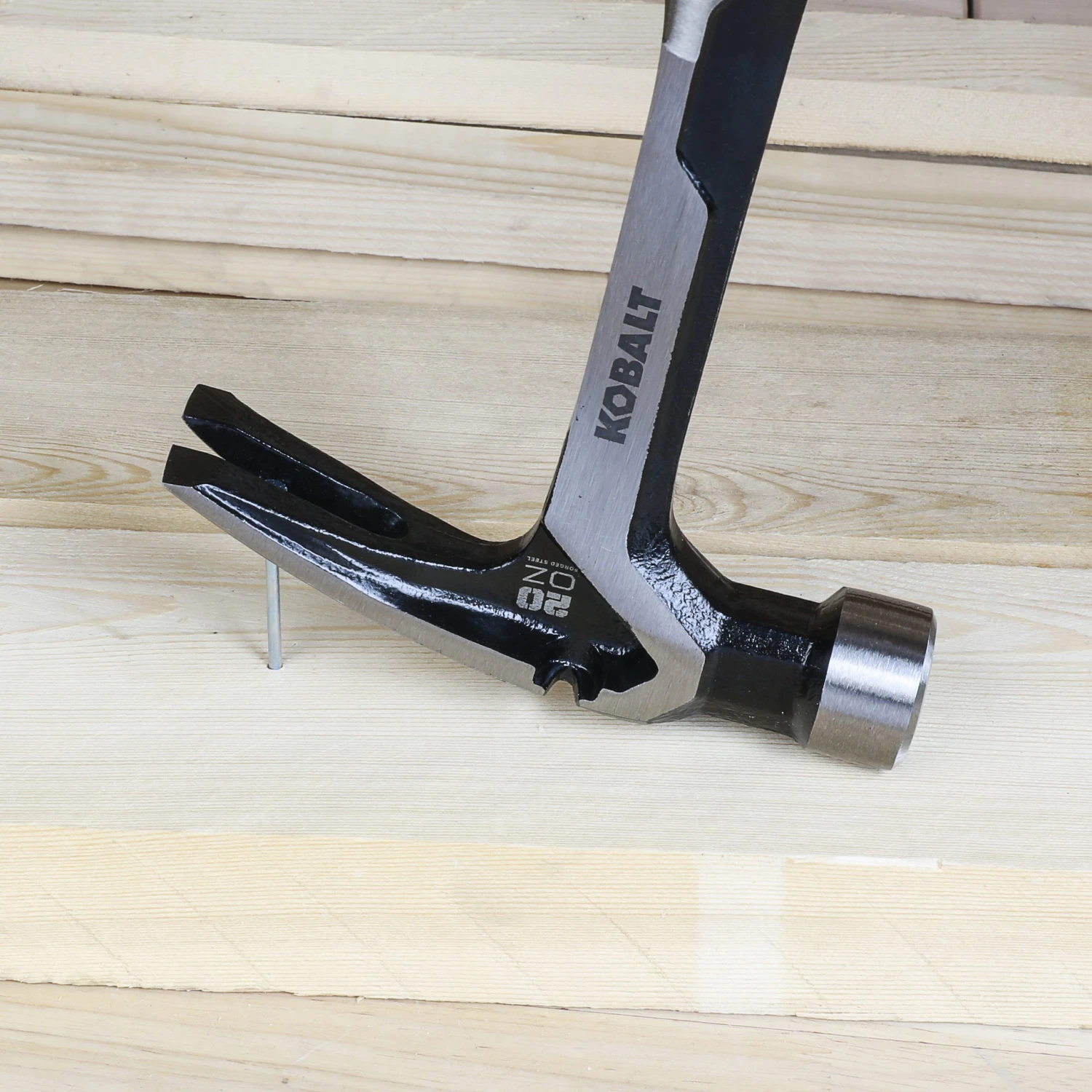 Kobalt Hammers 20-oz Smooth Face Steel Head Steel Claw Hammer 8 Kobalt Hammers 20-oz Smooth Face Steel Head Steel Claw Hammer - Image 8