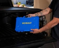 Kobalt Mechanics Tool Sets Centennial 100-Piece Standard (SAE) and Metric Combination Polished Chrome Mechanics Tool Set (1/4-in; 3/8-in) -Daily Home Tools Hub 42394146