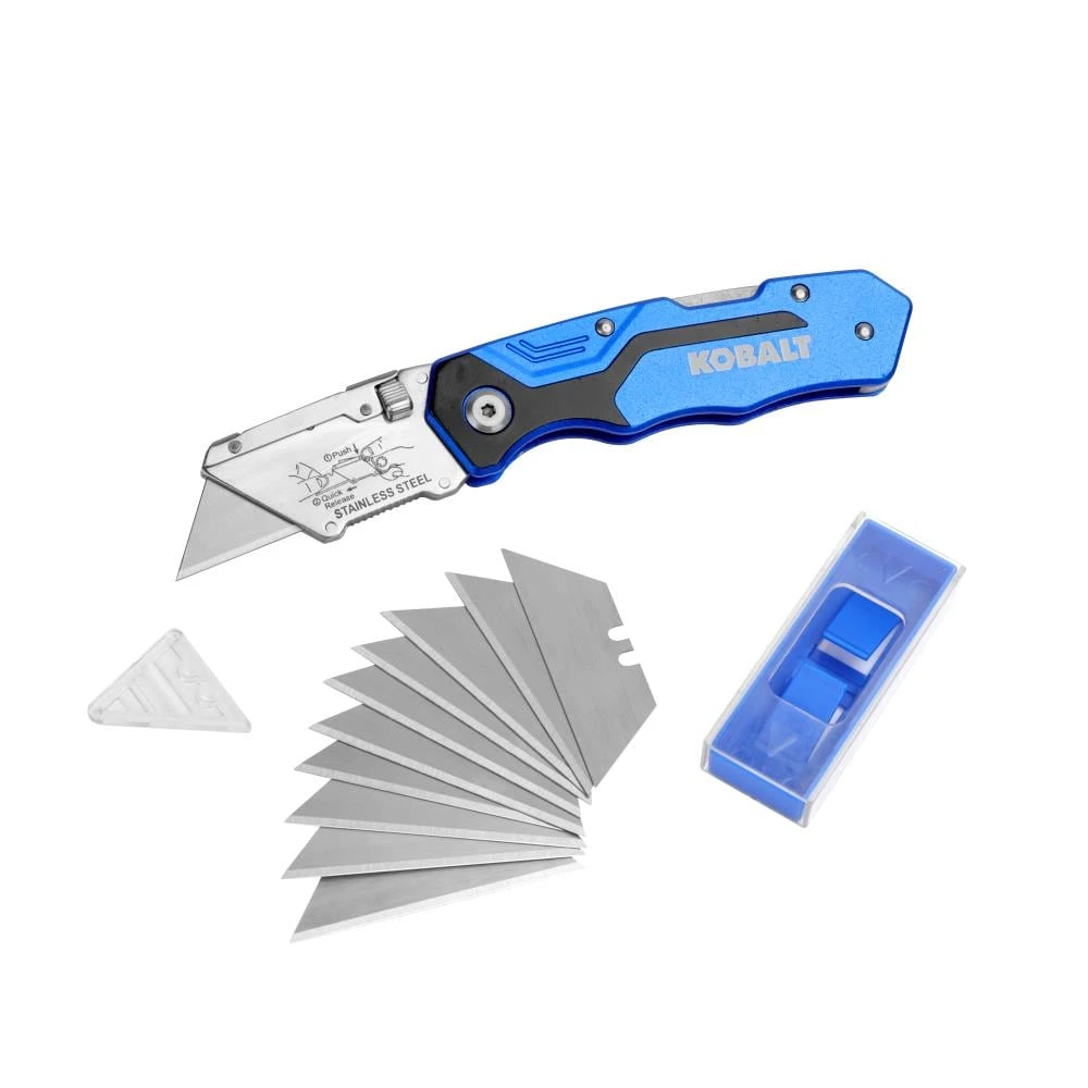 Kobalt Utility Knives 11-Blade Folding Utility Knife 1 Kobalt Utility Knives 11-Blade Folding Utility Knife