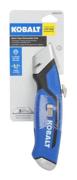 Kobalt Utility Knives 3-Blade Utility Knife 11 Kobalt Utility Knives 3-Blade Utility Knife -Daily Home Tools Hub 42474647
