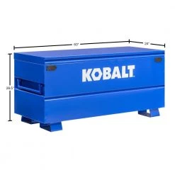 Kobalt Jobsite Boxes 24-in W x 60-in L x 28-in Steel Jobsite Box -Daily Home Tools Hub 42542121