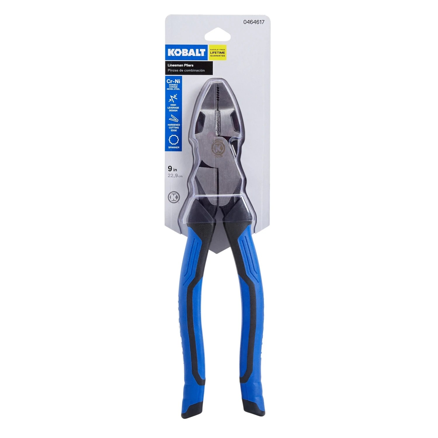 Kobalt 9-in Linesman Pliers with Wire Cutter 3 Kobalt 9-in Linesman Pliers with Wire Cutter - Image 3