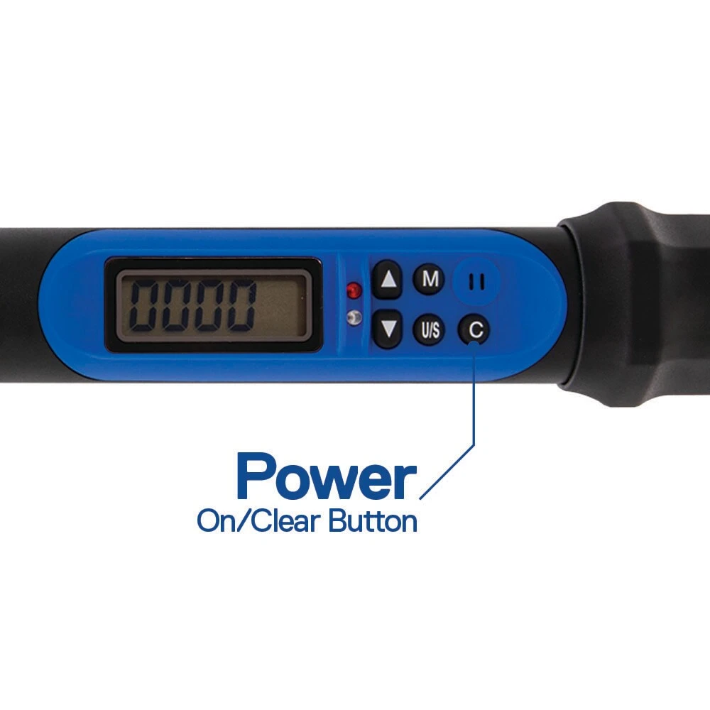 Kobalt Torque Wrenches 1/2-in Drive Digital Torque Wrench (12.5-ft lb to 250-ft lb) 8 Kobalt Torque Wrenches 1/2-in Drive Digital Torque Wrench (12.5-ft lb to 250-ft lb) - Image 8