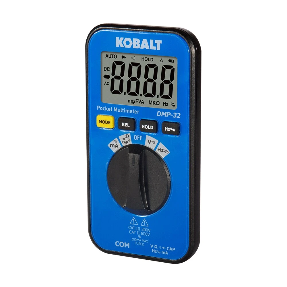 Kobalt Test Meters 0.2 Amp 600V Digital Multimeter (Battery Included) 2 Kobalt Test Meters 0.2 Amp 600V Digital Multimeter (Battery Included) - Image 2