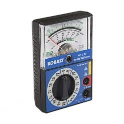 Kobalt Test Meters 0.25 Amp 500V Analog Manual Ranging Multimeter (Battery Included) -Daily Home Tools Hub 43489084