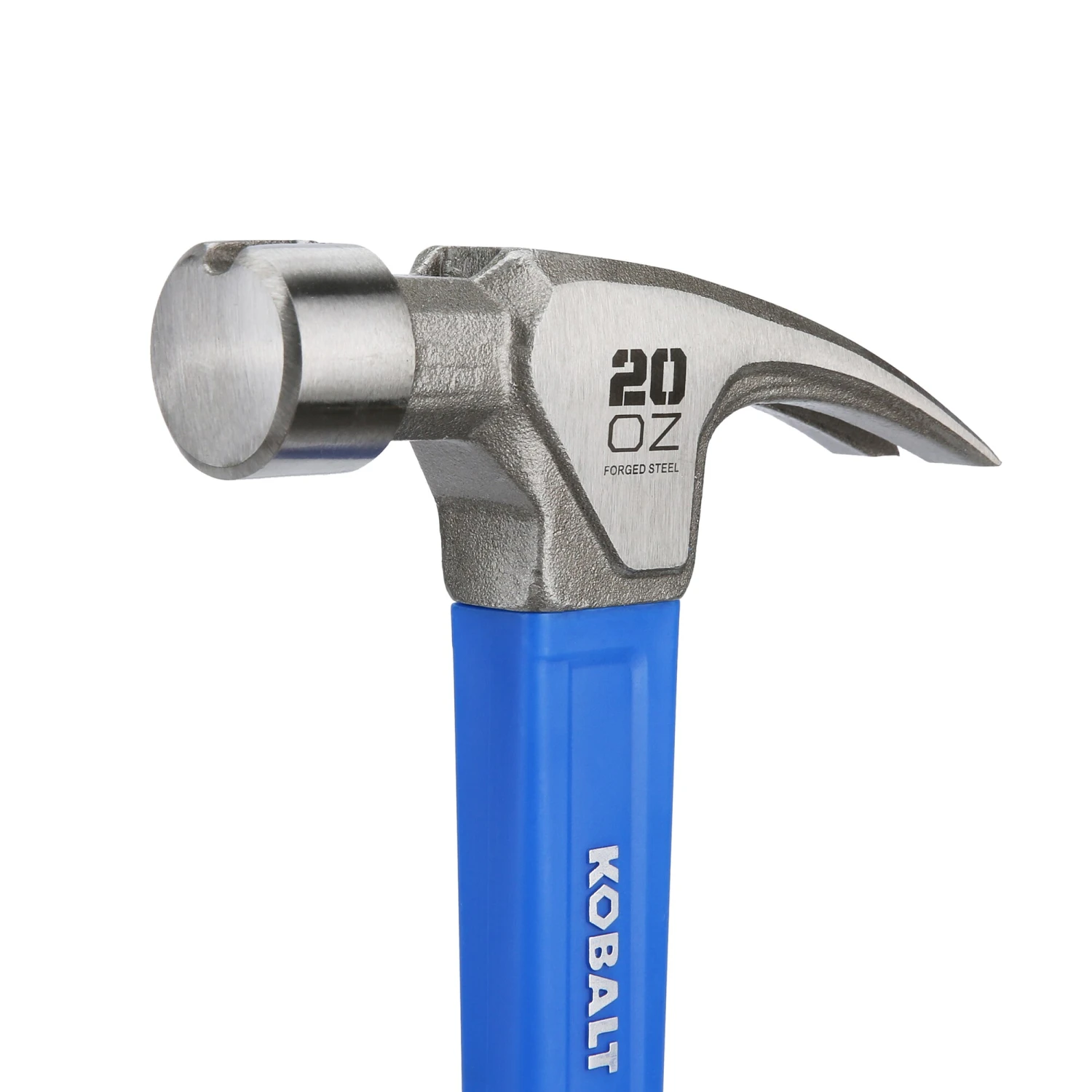 Kobalt Hammers 20-oz Smooth Face Steel Head Fiberglass Claw Hammer 2 Kobalt Hammers 20-oz Smooth Face Steel Head Fiberglass Claw Hammer - Image 2