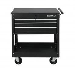 Kobalt Top Tool Chests 30.5-in W x 37.5-in H 3-Drawer Steel Tool Chest (Black)