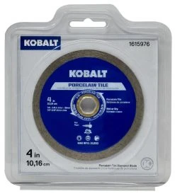 Kobalt Diamond Saw Blades 4-in Wet or Dry Porcelain Continuous Diamond Saw Blade 7 Kobalt Diamond Saw Blades 4-in Wet or Dry Porcelain Continuous Diamond Saw Blade -Daily Home Tools Hub 43538972