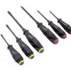 Kobalt Screwdrivers 6-Piece Tpr/Thermoplastic Rubber Handle Slottedhead and Phillips Screwdriver Set