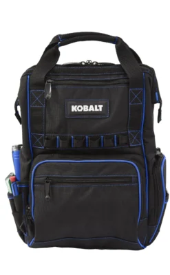 Kobalt Tool Bags Blue Black Polyester 11.5-in Backpack -Daily Home Tools Hub 43928499 scaled