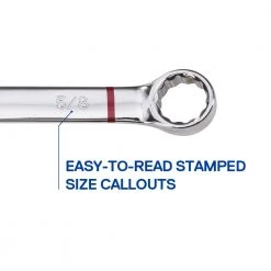 Kobalt Combination Wrenches & Sets 11-Piece Set 12-point Standard (SAE) Standard Combination Wrench Set -Daily Home Tools Hub 43972886