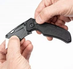 Kobalt Utility Knives 2pc Speed Release 18Mm 10-Blade Folding Utility Knife 12 Kobalt Utility Knives 2pc Speed Release 18Mm 10-Blade Folding Utility Knife -Daily Home Tools Hub 44066916