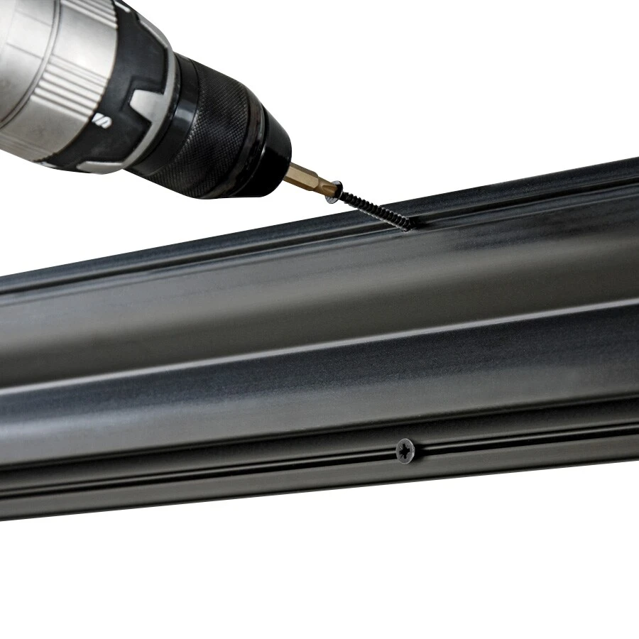 Kobalt Slatwall & Rail Storage Systems 32-in Black Plastic Multipurpose Storage Rail 2 Kobalt Slatwall & Rail Storage Systems 32-in Black Plastic Multipurpose Storage Rail - Image 2