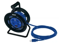 Kobalt Extension Cord Accessories 4-Outlet KOBALT Black/Blue Cord Reel 2-USB w/80ft 14/3 SJTW Ext Cord -Daily Home Tools Hub 44117356 scaled