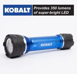 Kobalt Flashlights 350-Lumen LED Rechargeable Flashlight