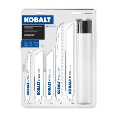 Kobalt Reciprocating Saw Blades 12-Pack Bi-Metal Set Wood/Metal Cutting Reciprocating Saw Blade Set