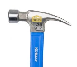 Kobalt Hammers 100-year anniversary 20-oz Smooth Face Steel Head Fiberglass Claw Hammer 11 Kobalt Hammers 100-year anniversary 20-oz Smooth Face Steel Head Fiberglass Claw Hammer -Daily Home Tools Hub 44221555